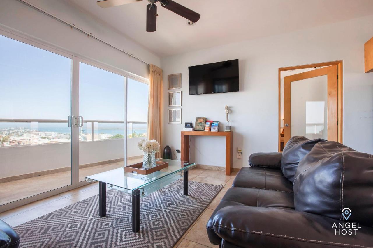 Oceanview Living Space & Balcony With Fiberoptic Wifi! La Paz Bagian luar foto