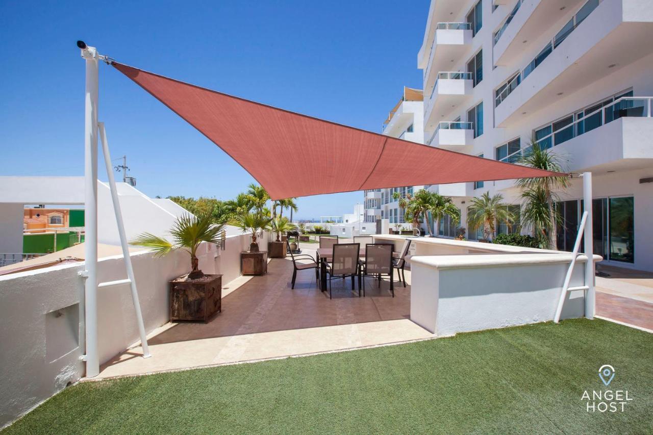 Oceanview Living Space & Balcony With Fiberoptic Wifi! La Paz Bagian luar foto