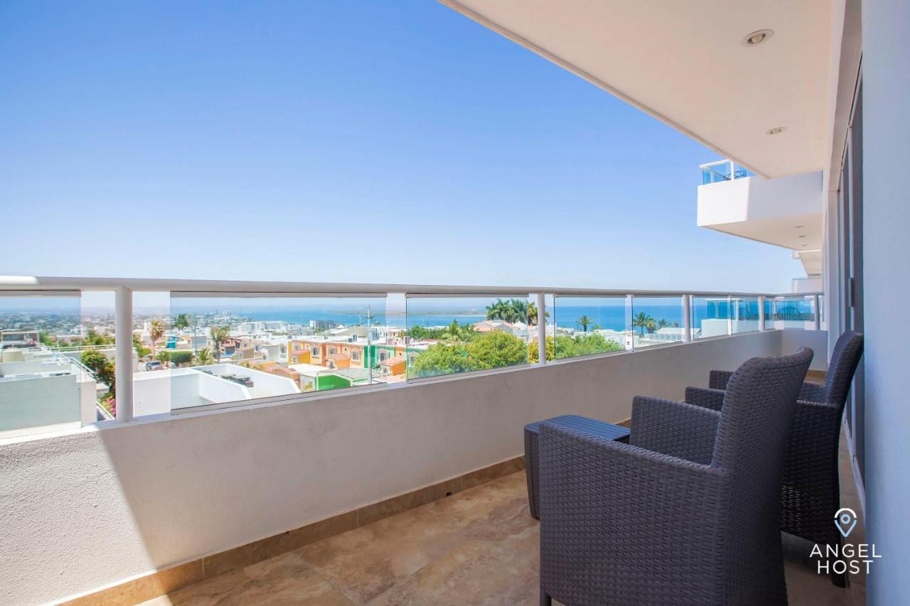 Oceanview Living Space & Balcony With Fiberoptic Wifi! La Paz Bagian luar foto